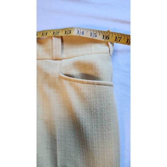 Vintage Retro Mens Lee Wald Yellow Suit Jacket Pants Disco Pimp Summer Vacation - Picture 9 of 16